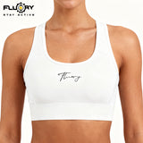 FLUORY Women's Sports Underwear Gym Sports Tops BTTF05