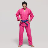 FLUORY Brazilian Jiujitsu Kimonos Jiujitsu Uniform  Women's Solid Color Series BJJ GIS-BJJF51