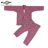 FLUORY Brazilian Jiujitsu Kimonos Jiujitsu Uniform New Leopard Print BJJ GIS-BJJF53