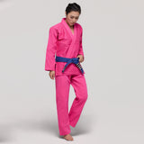 FLUORY Brazilian Jiujitsu Kimonos Jiujitsu Uniform  Women's Solid Color Series BJJ GIS-BJJF51