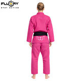 FLUORY （kitten）Brazilian Jiujitsu Kimonos Jiujitsu Uniform Cat Embroidery BJJ GIS-BJJF54