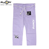 FLUOYR  BJJ Embroidered High Quality Karate Duo Booker Adult Uniform Judo White Collar Taekwondo MMA Martial Arts Training Clothing