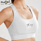FLUORY Women's Sports Underwear Gym Sports Tops BTTF05