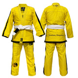 FLUORY Men's Jujutsu Uniform BJJ GI  -BJJF11