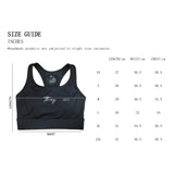 FLUORY Women's Sports Underwear Gym Sports Tops BTTF05