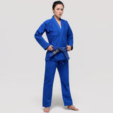 FLUORY Brazilian Jiujitsu Kimonos Jiujitsu Uniform  Women's Solid Color Series BJJ GIS-BJJF51