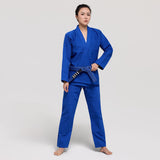 FLUORY Brazilian Jiujitsu Kimonos Jiujitsu Uniform  Women's Solid Color Series BJJ GIS-BJJF51