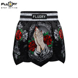 FLUORY Boxing Pants Rose MUAY THAI SHORTS - MTSF197