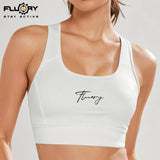 FLUORY Women's Sports Underwear Gym Sports Tops BTTF05