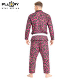 FLUORY Brazilian Jiujitsu Kimonos Jiujitsu Uniform New Leopard Print BJJ GIS-BJJF53