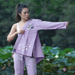 FLUOYR  BJJ Embroidered High Quality Karate Duo Booker Adult Uniform Judo White Collar Taekwondo MMA Martial Arts Training Clothing