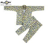 FLUORY Brazilian Jiujitsu Kimonos Jiujitsu Uniform New Leopard Print BJJ GIS-BJJF53