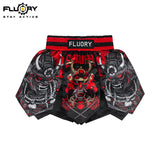 FLUORY Samurai Boxing Pants Boxing Shorts MUAY THAI SHORTS - MTSF195