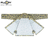FLUORY Brazilian Jiujitsu Kimonos Jiujitsu Uniform New Leopard Print BJJ GIS-BJJF53