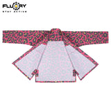 FLUORY Brazilian Jiujitsu Kimonos Jiujitsu Uniform New Leopard Print BJJ GIS-BJJF53
