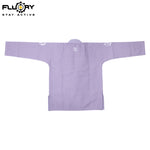 FLUOYR  BJJ Embroidered High Quality Karate Duo Booker Adult Uniform Judo White Collar Taekwondo MMA Martial Arts Training Clothing