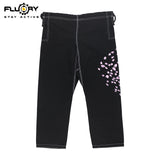 FLUORY （Cherry Blossom）Brazilian Jiujitsu Kimonos Jiujitsu Uniform Heavy Embroidery Cherry Blossoms BJJ GIS-BJJF55