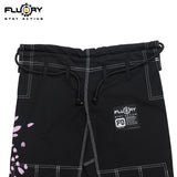 FLUORY （Cherry Blossom）Brazilian Jiujitsu Kimonos Jiujitsu Uniform Heavy Embroidery Cherry Blossoms BJJ GIS-BJJF55