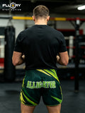 FLUORY MUAY THAI SHORTS Fight Training Shorts Fitness Sanda Boxing Shorts Crocodile MTSF169