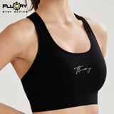 FLUORY Women's Sports Underwear Gym Sports Tops BTTF05