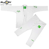 FLUORY （Rure Natural Bamboo） Brazilian Jiujitsu Kimonos Jiujitsu Uniform 100% Famboo Fiber Fabric BJJ GIS-BJJF49