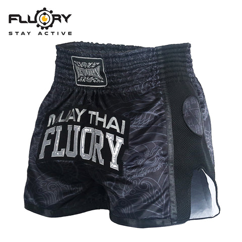 FLUORY Short Muay Thai,Haute Qualité Short Boxe Thaï Short MMA Kick Boxing  pour Femme Homme Enfant Compétition D'entraînement de Combat. - XS -  1mtsf15-jin : : Mode