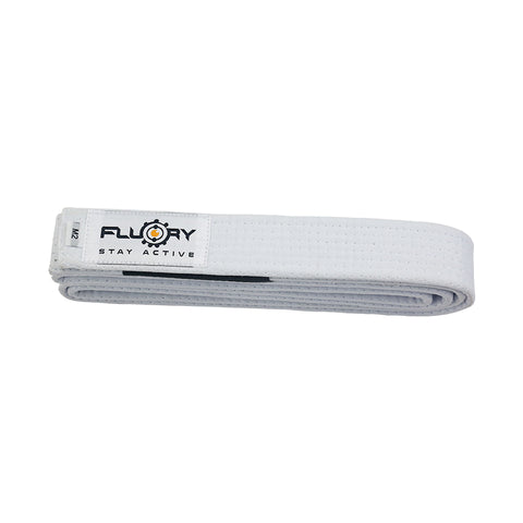 FLUORY Kids BJJ Belt - 100% Cotton Brazilian Jiu Jitsu Belt For Children